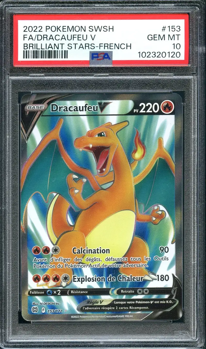 PSA 10 Dracaufeu V