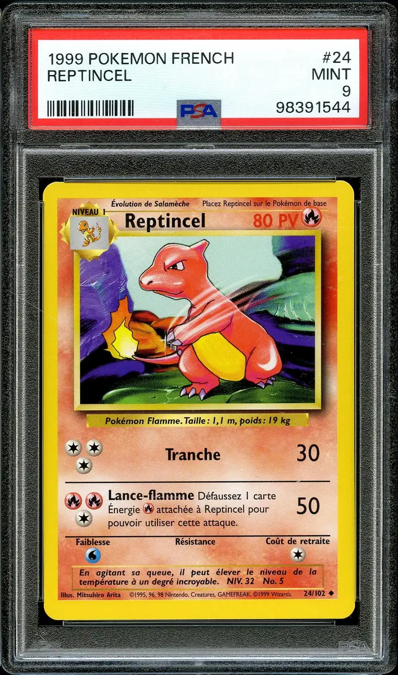 PSA 9 Reptincel