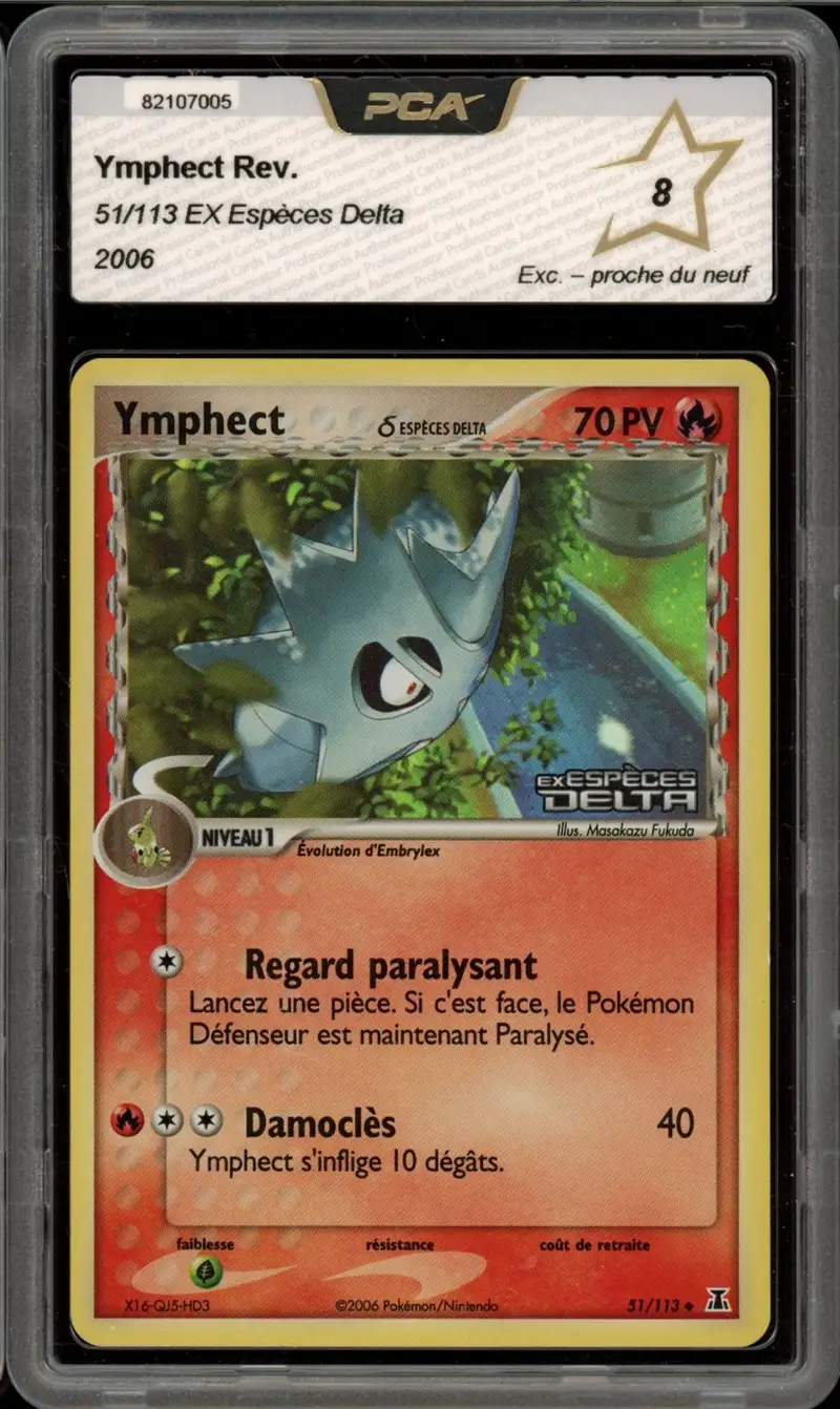 PCA 8 Ymphect δ Espèces Delta Reverse