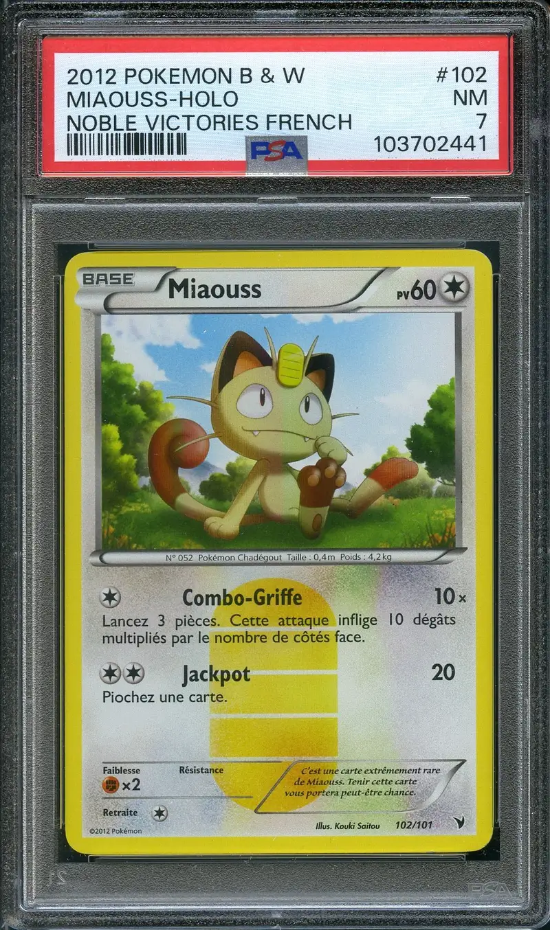 PSA 7 Miaouss Holo