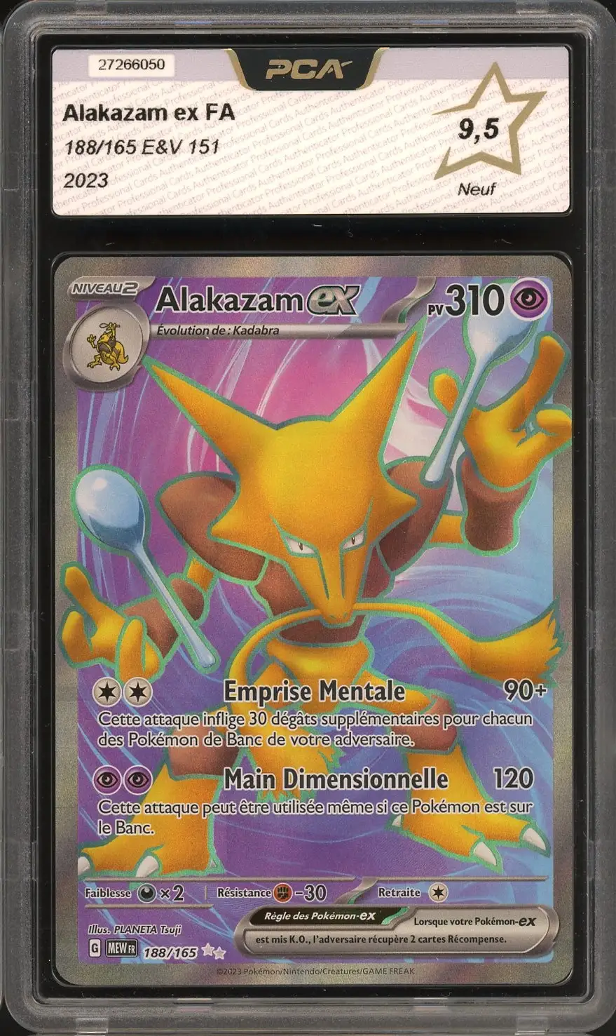 PCA 9.5 Alakazam Ex