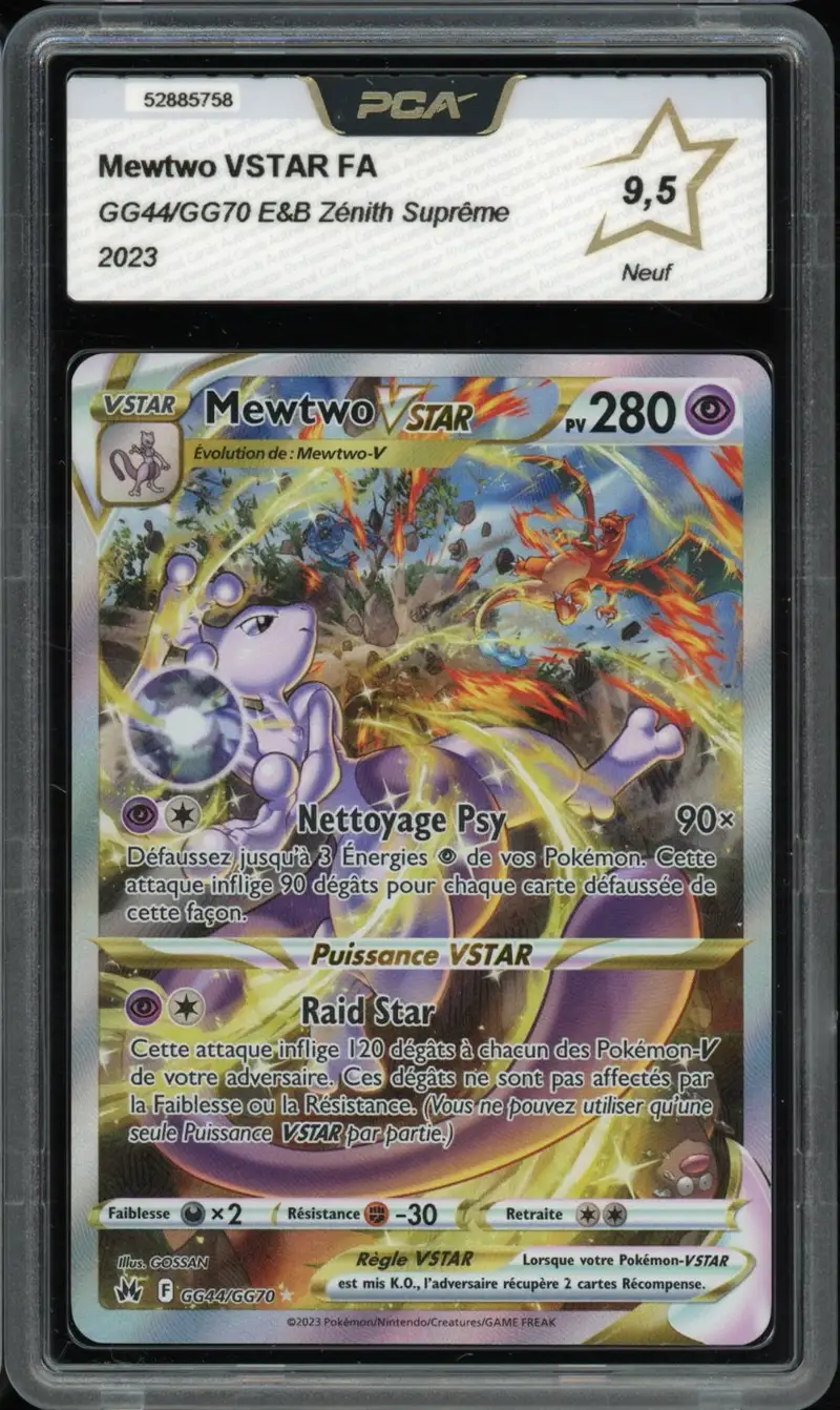 PCA 9.5 Mewtwo VStar