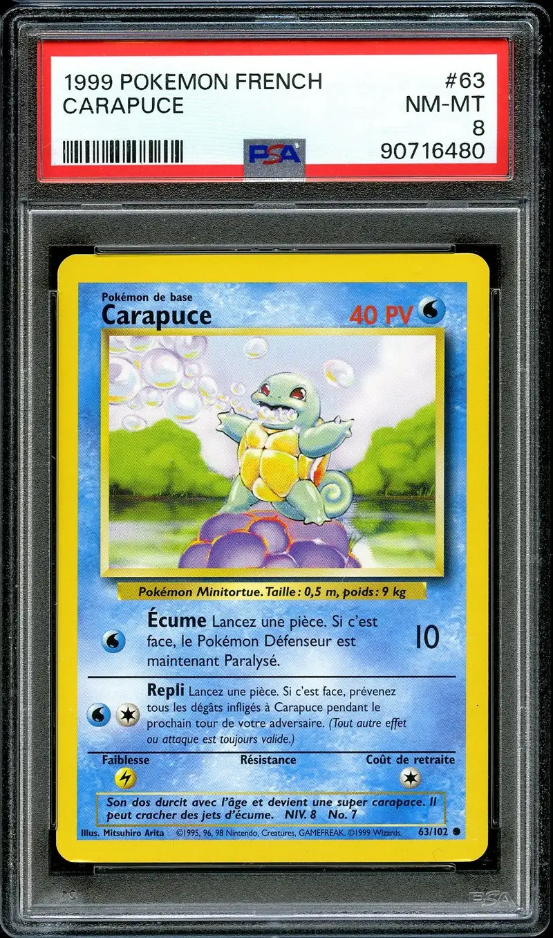 PSA 8 Carapuce