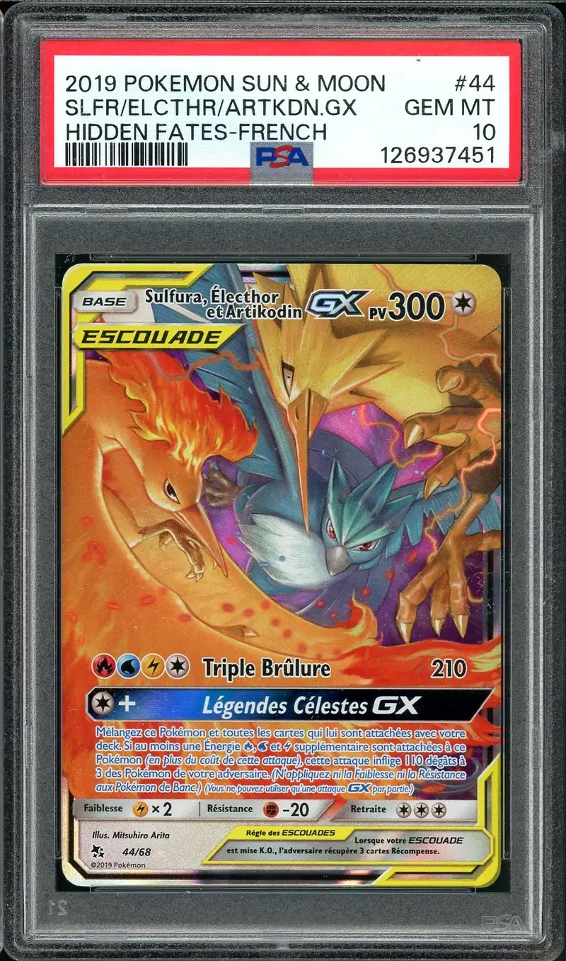 PSA 10 Sulfura, Électhor et Artikodin Gx