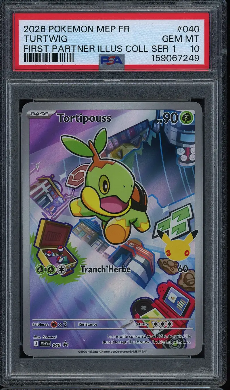 PSA 10 Tortipouss