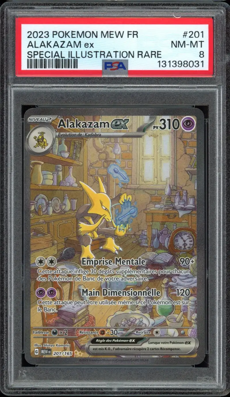PSA 8 Alakazam Ex