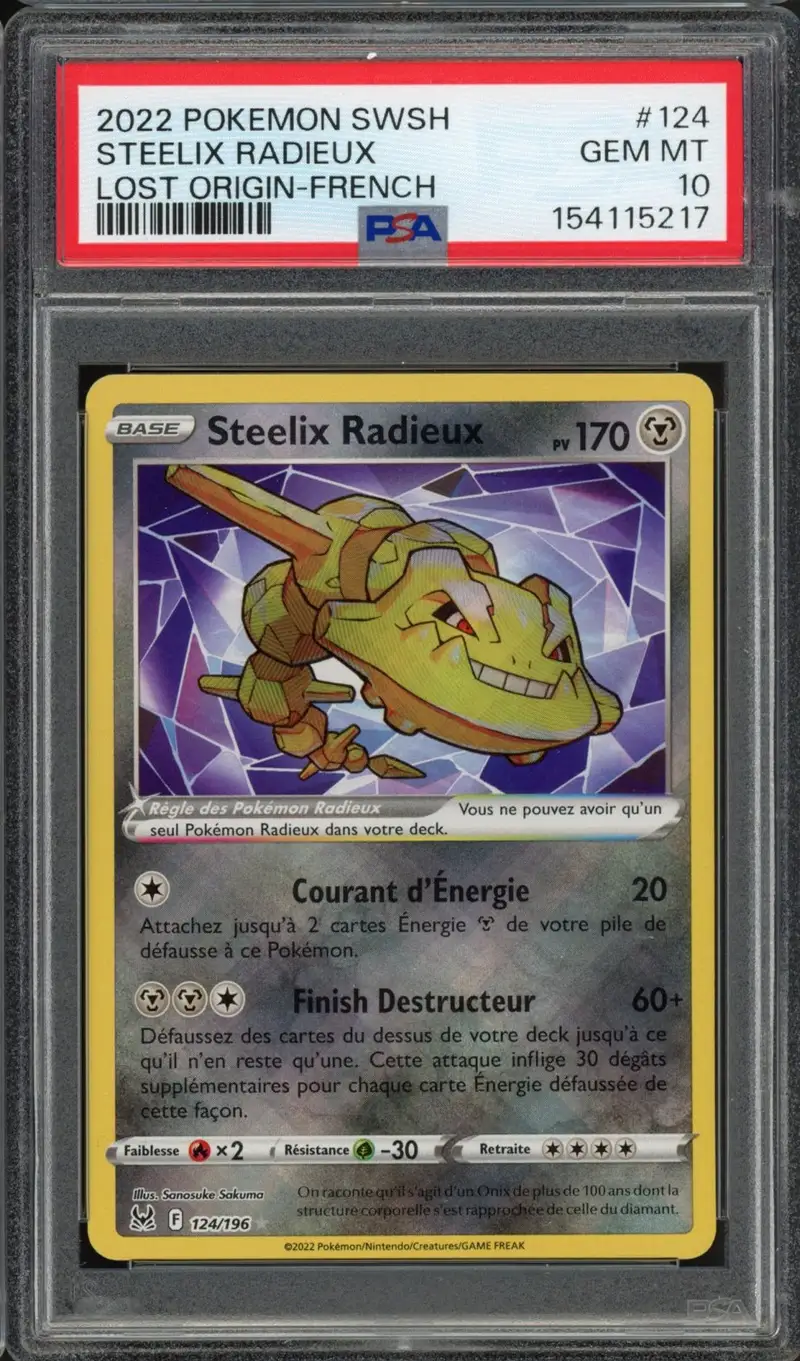 PSA 10 Steelix Radieux
