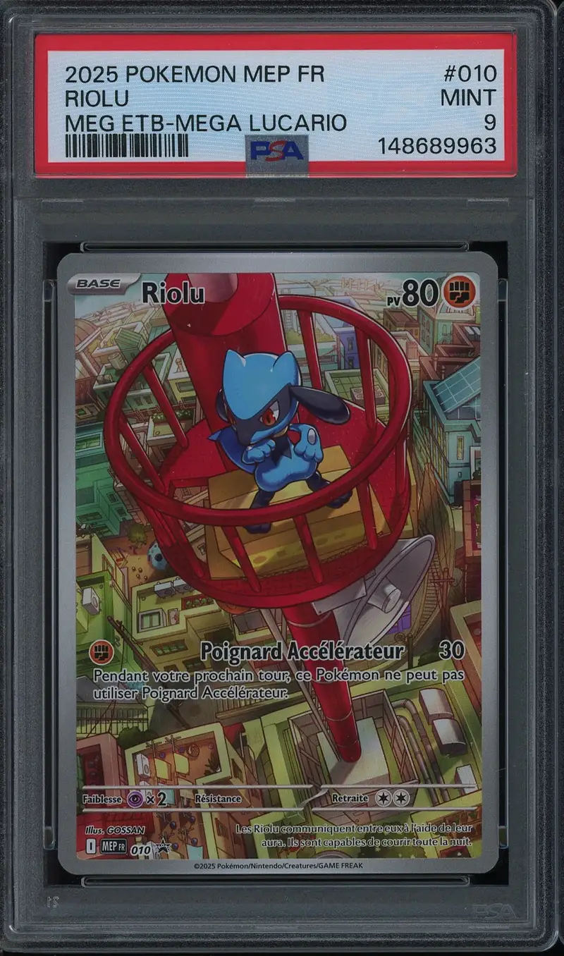 PSA 9 Riolu