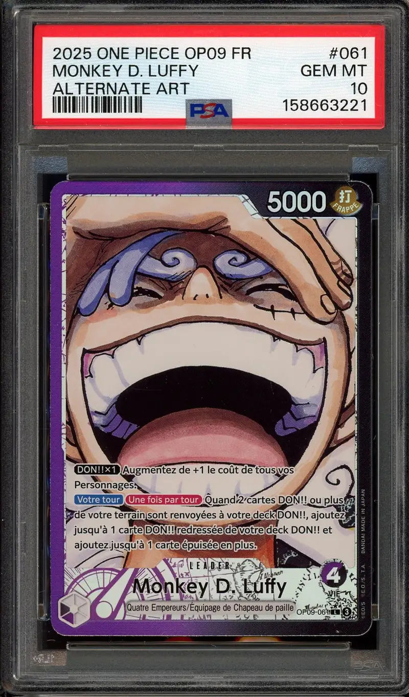 PSA 10 Monkey D. Luffy