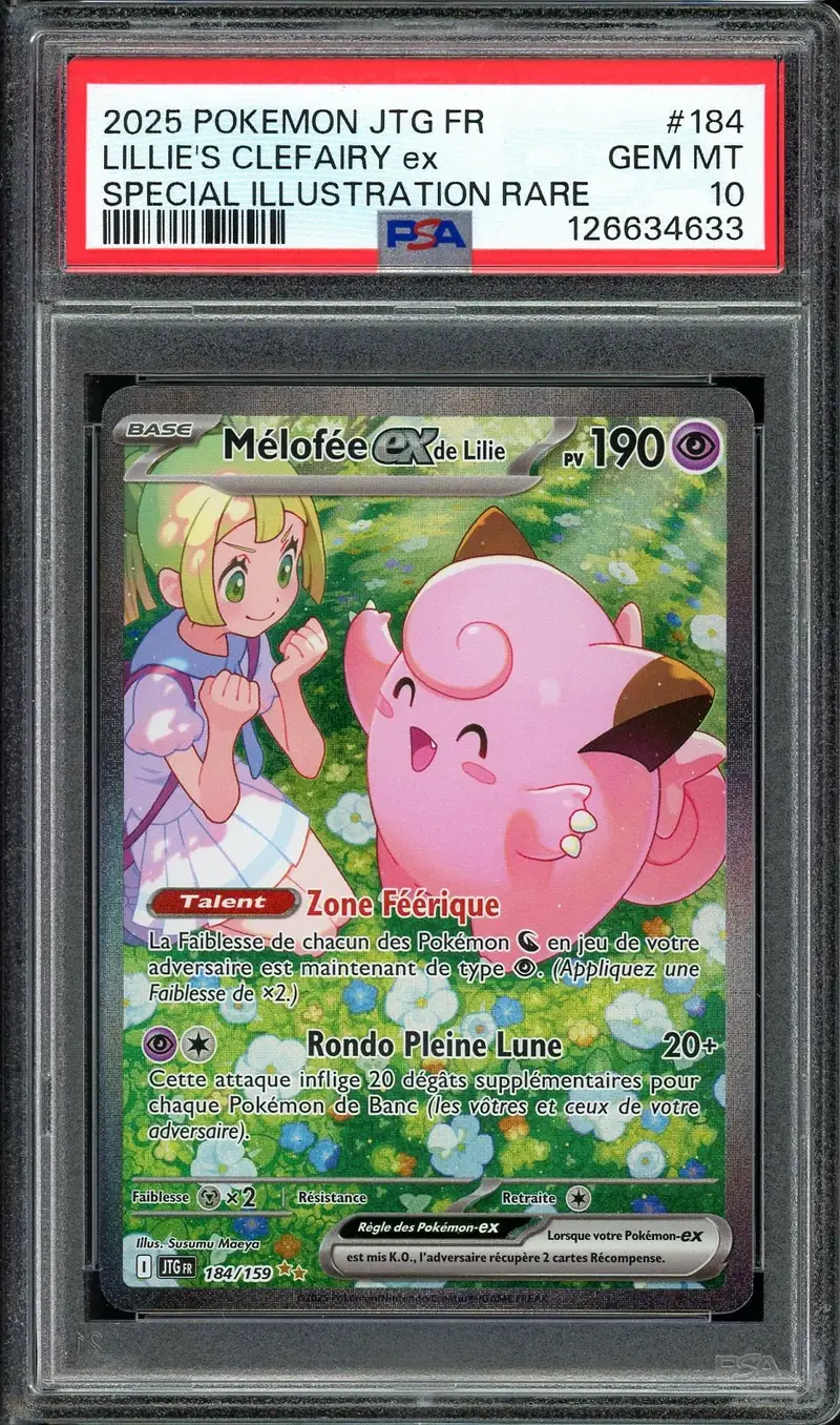 PSA 10 Mélofée Ex de Lilie