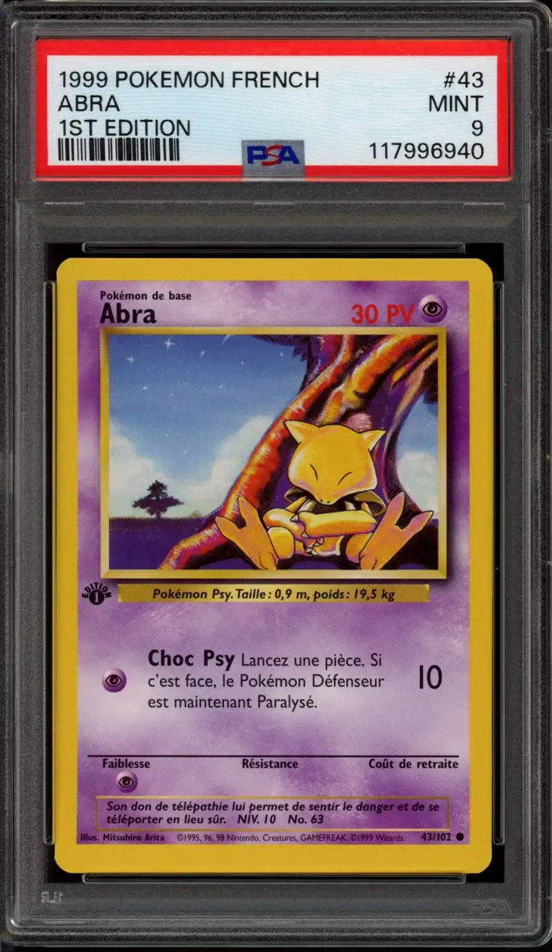 PSA 9 Abra