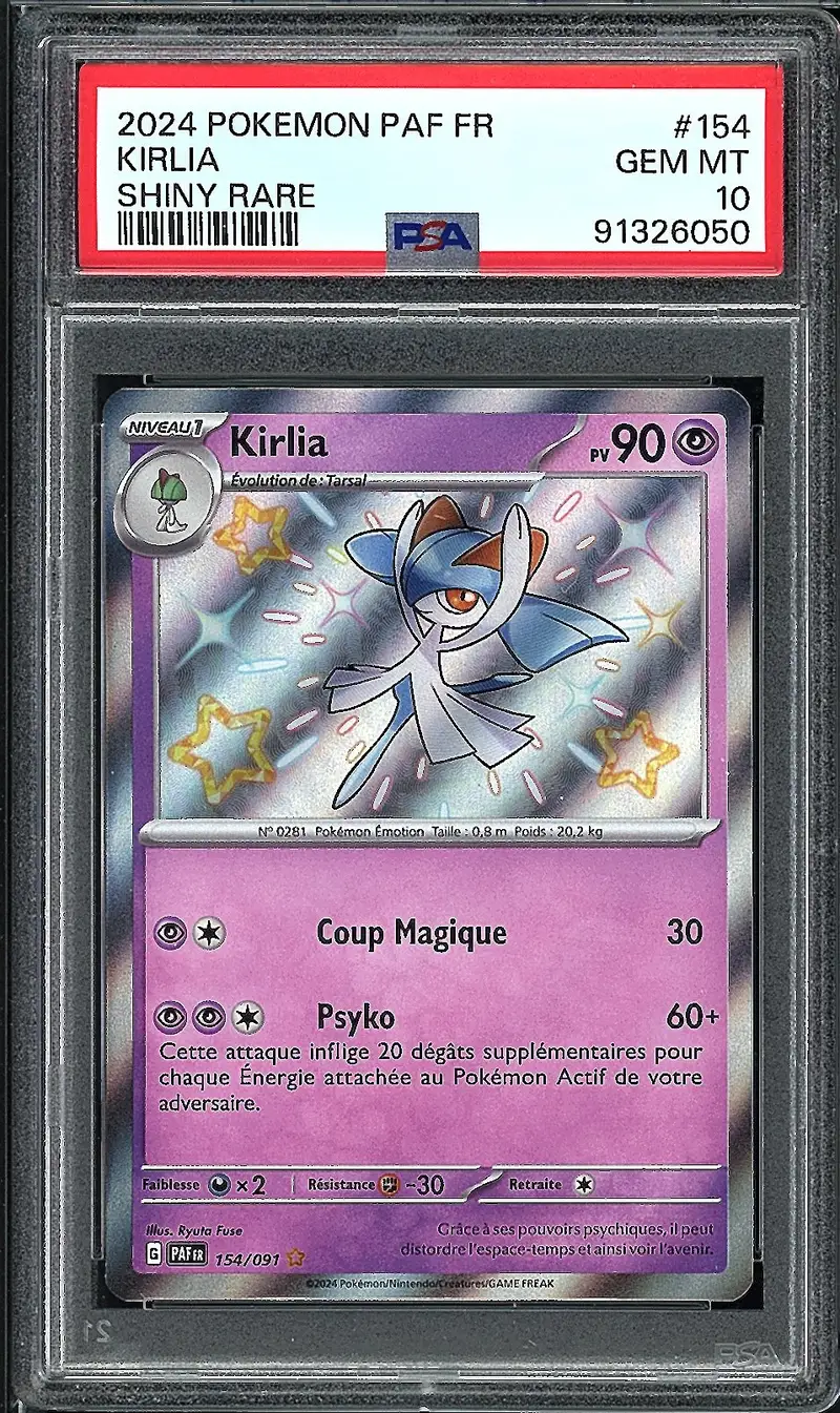 PSA 10 Kirlia Shiny