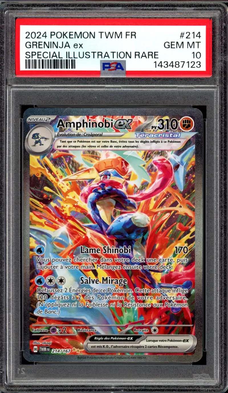 PSA 10 Mega Greninja Ex
