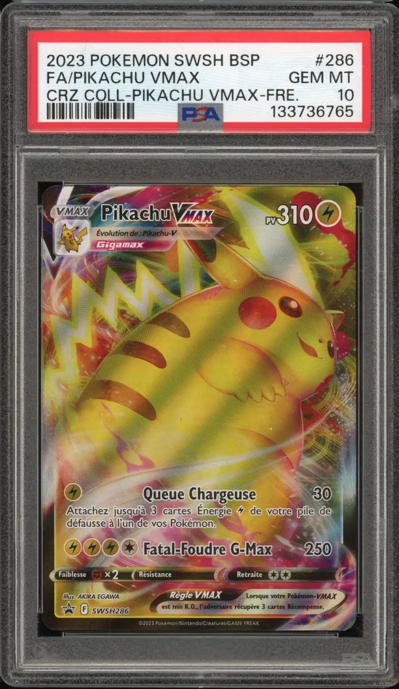 PSA 10 Pikachu VMax