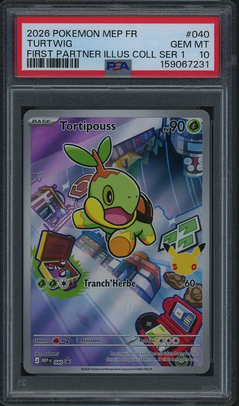 PSA 10 Tortipouss