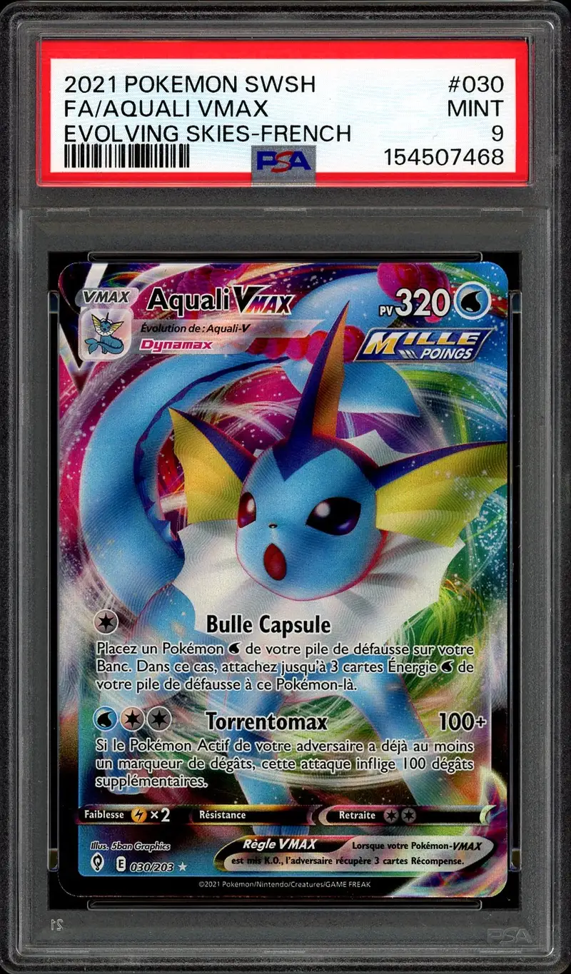 PSA 9 Aquali VMax