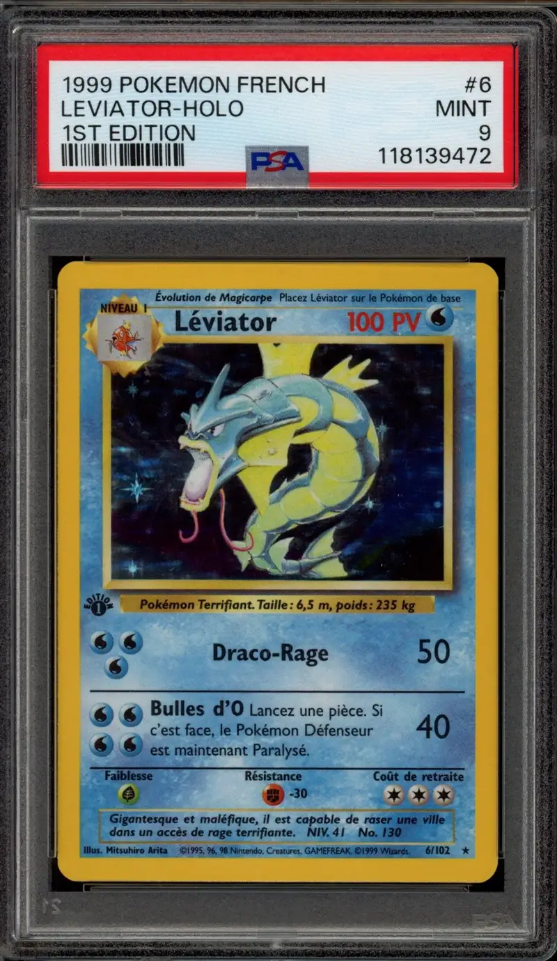 PSA 9 Léviator Holo