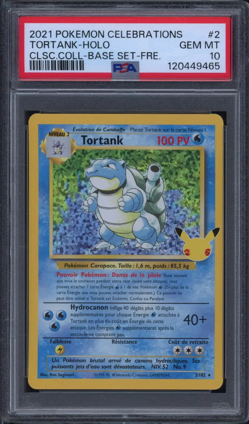 PSA 10 Tortank Holo