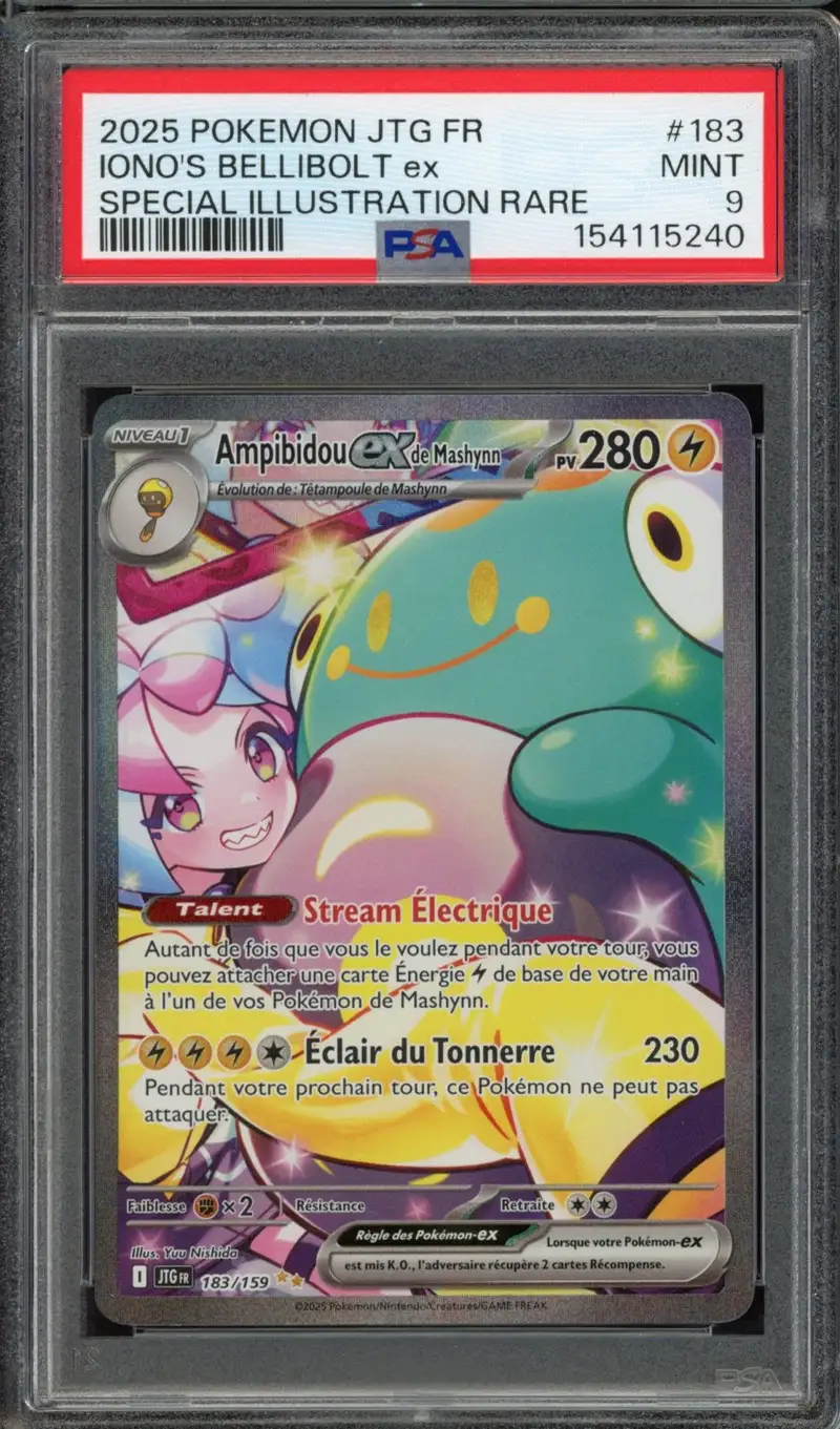 PSA 9 Ampibidou Ex de Mashynn