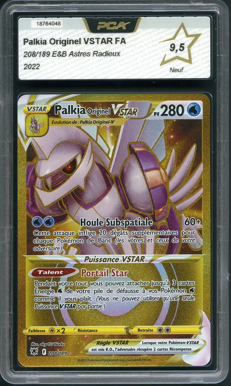 PCA 9.5 Palkia Forme Originel VStar Gold