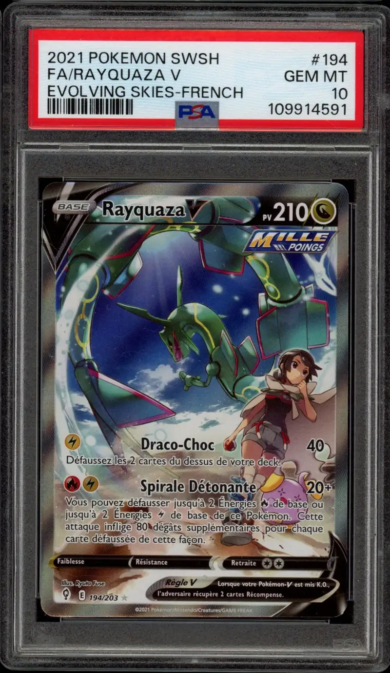 PSA 10 Rayquaza V