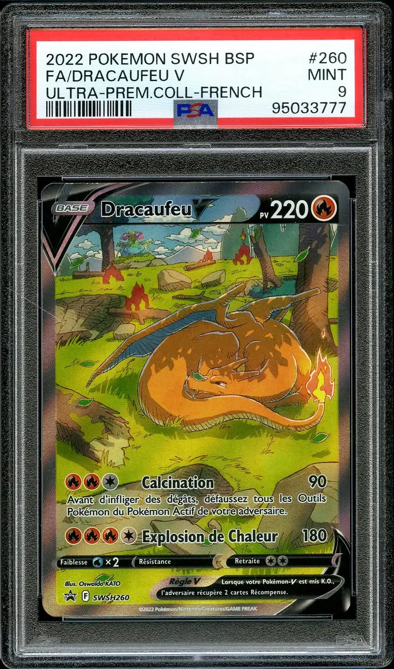 PSA 9 Dracaufeu V