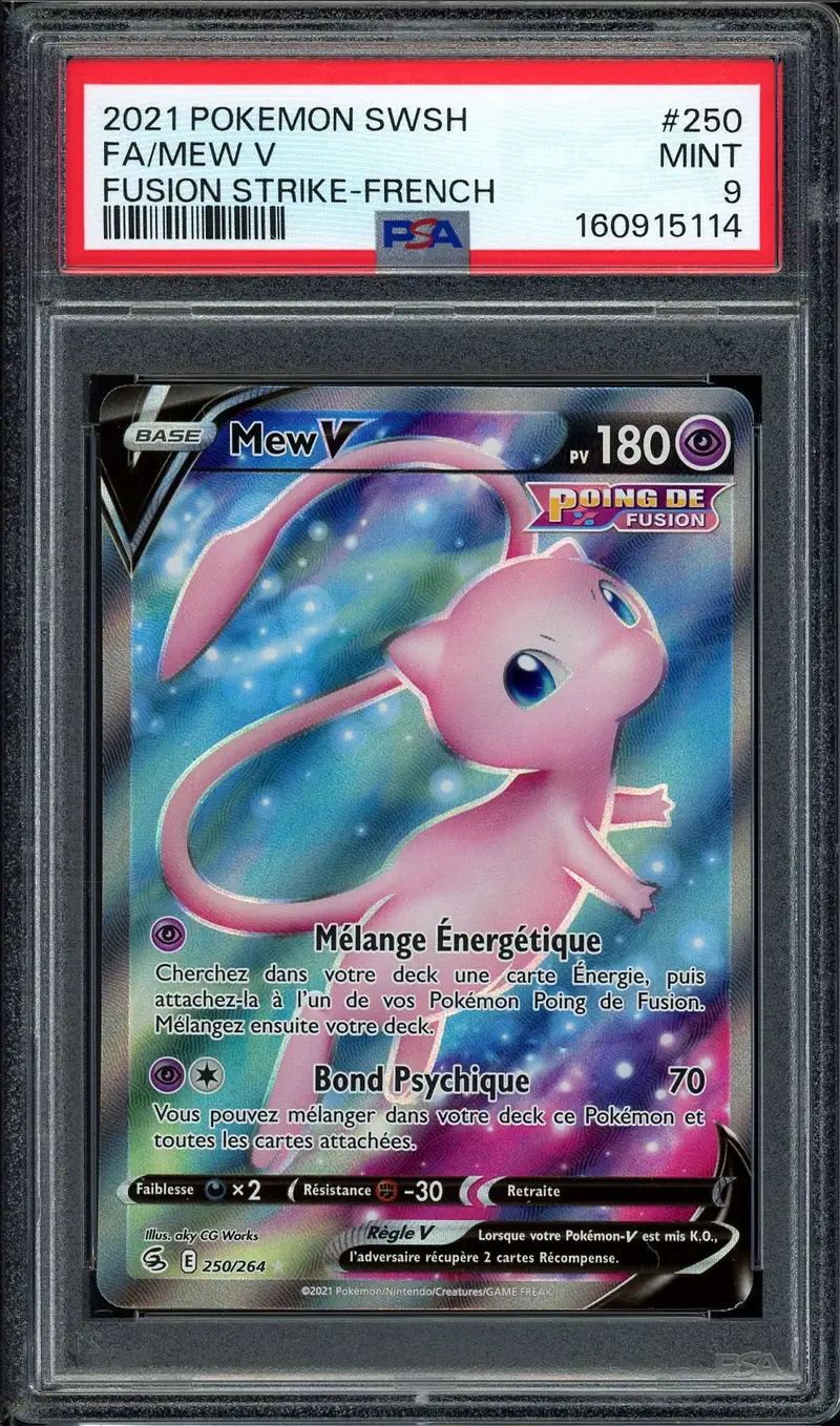 PSA 9 Mew V