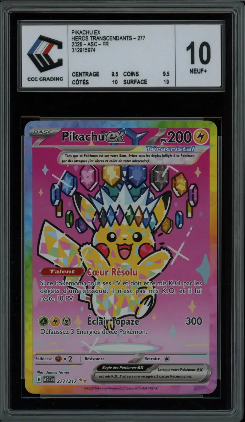 CCC 10 Pikachu Ex