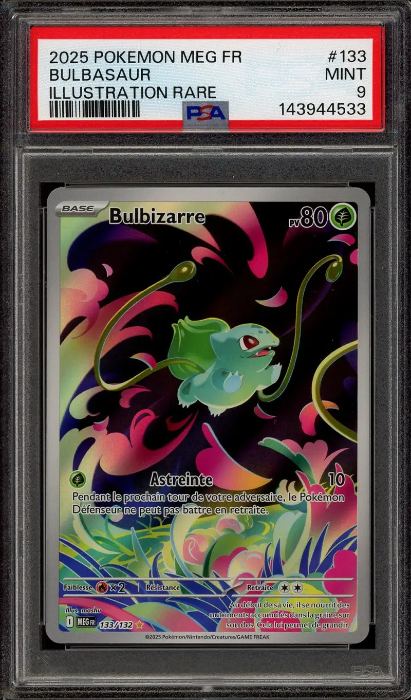 PSA 9 Bulbizarre