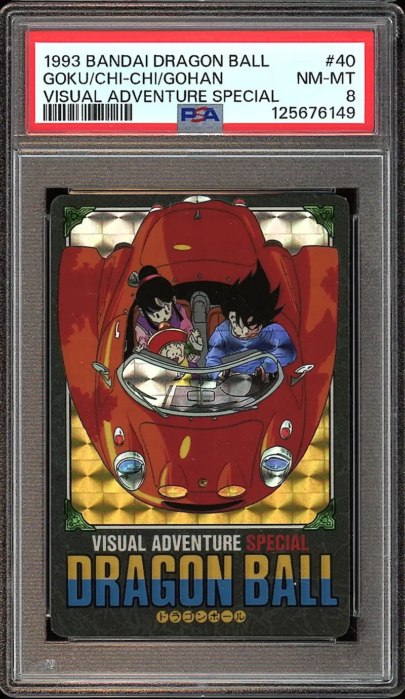 PSA 8 Goku, Chi-Chi, Gohan