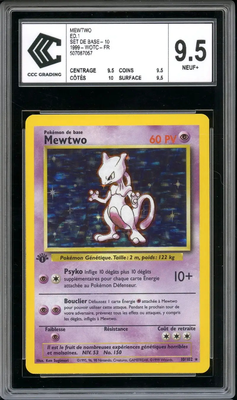CCC 9.5 Mewtwo Holo
