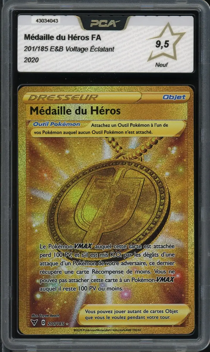 PCA 9.5 Médaille du Héros Gold
