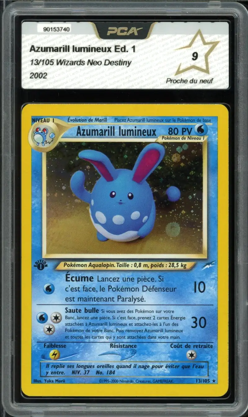 PCA 9 Azumarill Lumineux Holo