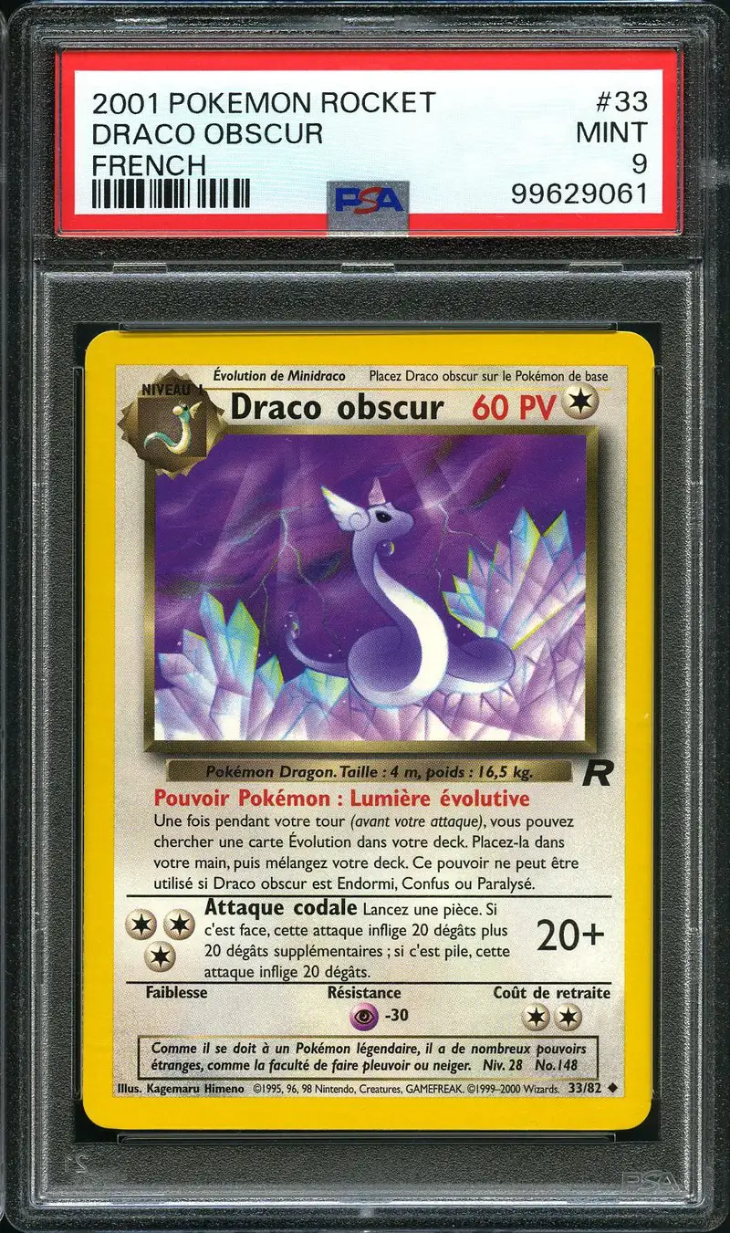 PSA 9 Draco Obscur