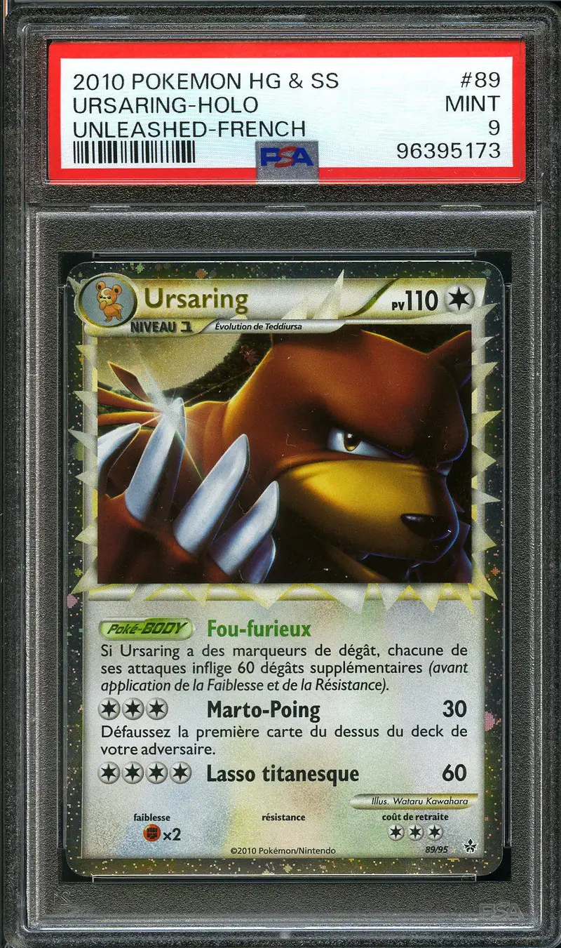PSA 9 Ursaring Holo