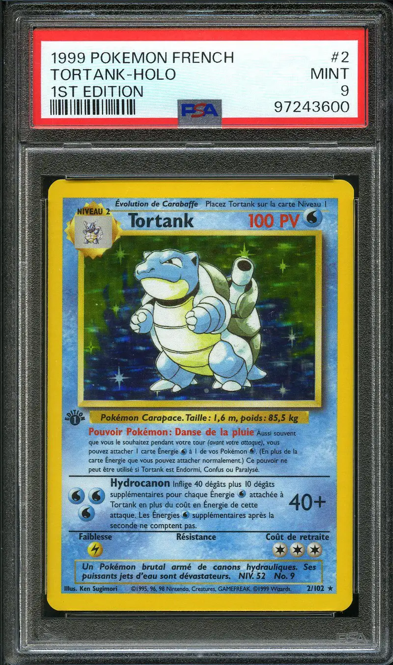 PSA 9 Tortank Holo