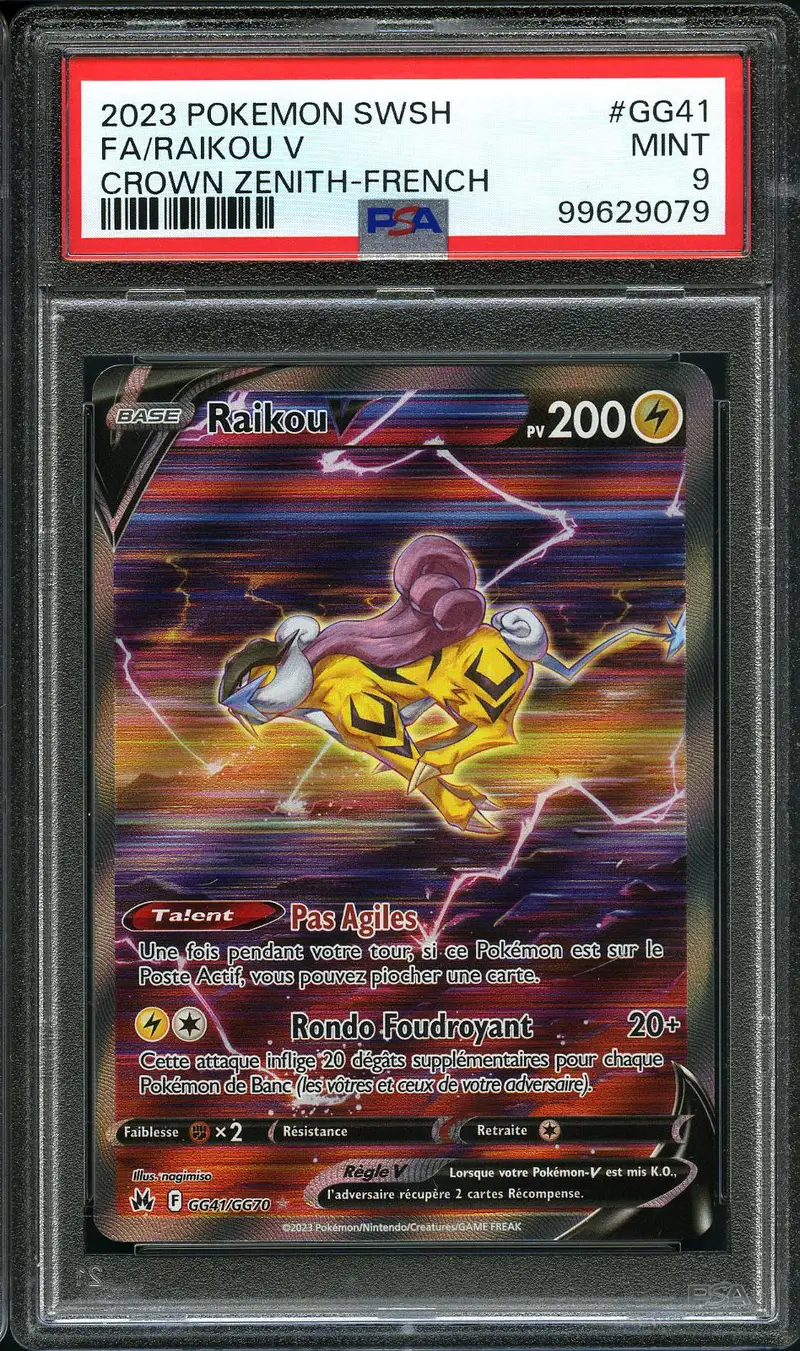 PSA 9 Raikou V