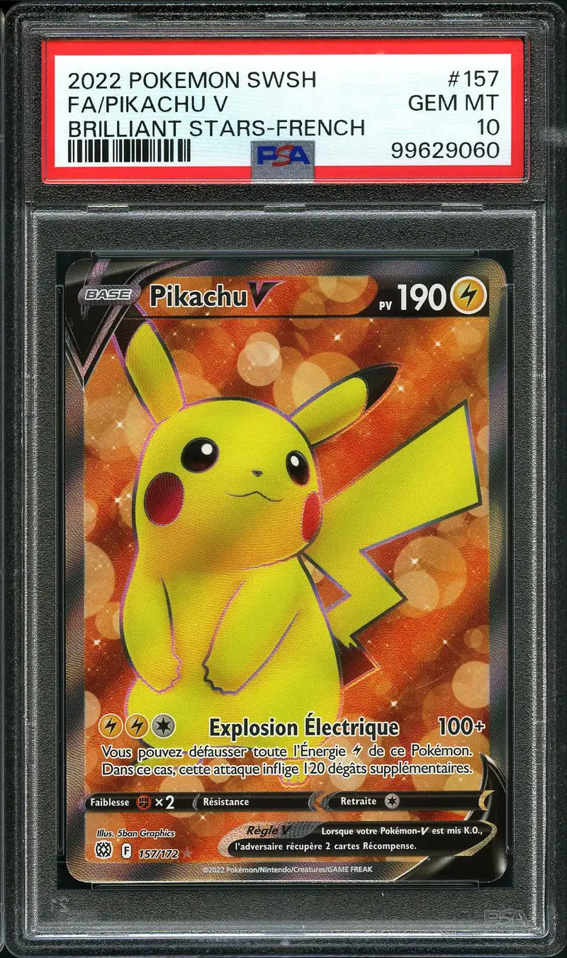 PSA 10 Pikachu V