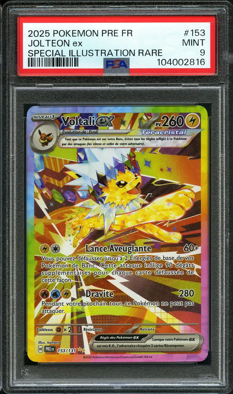 PSA 9 Voltali Ex