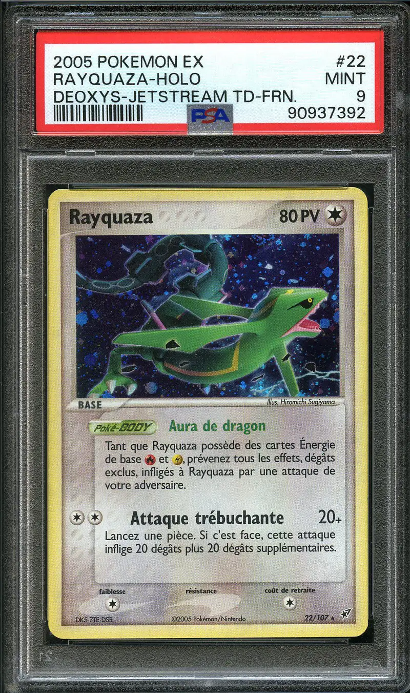 PSA 9 Rayquaza Holo