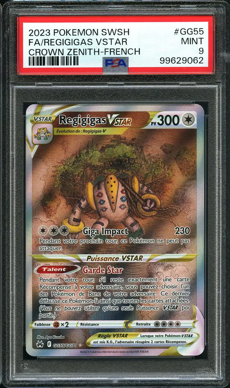 PSA 9 Regigigas VStar