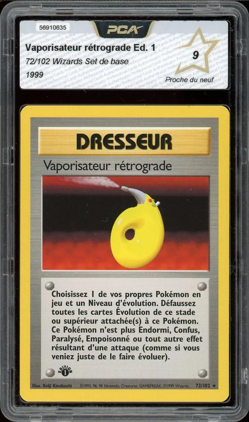 PCA 9 Vaporisateur Rétrograde