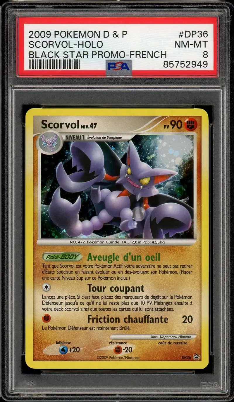 PSA 8 Scorvol Holo