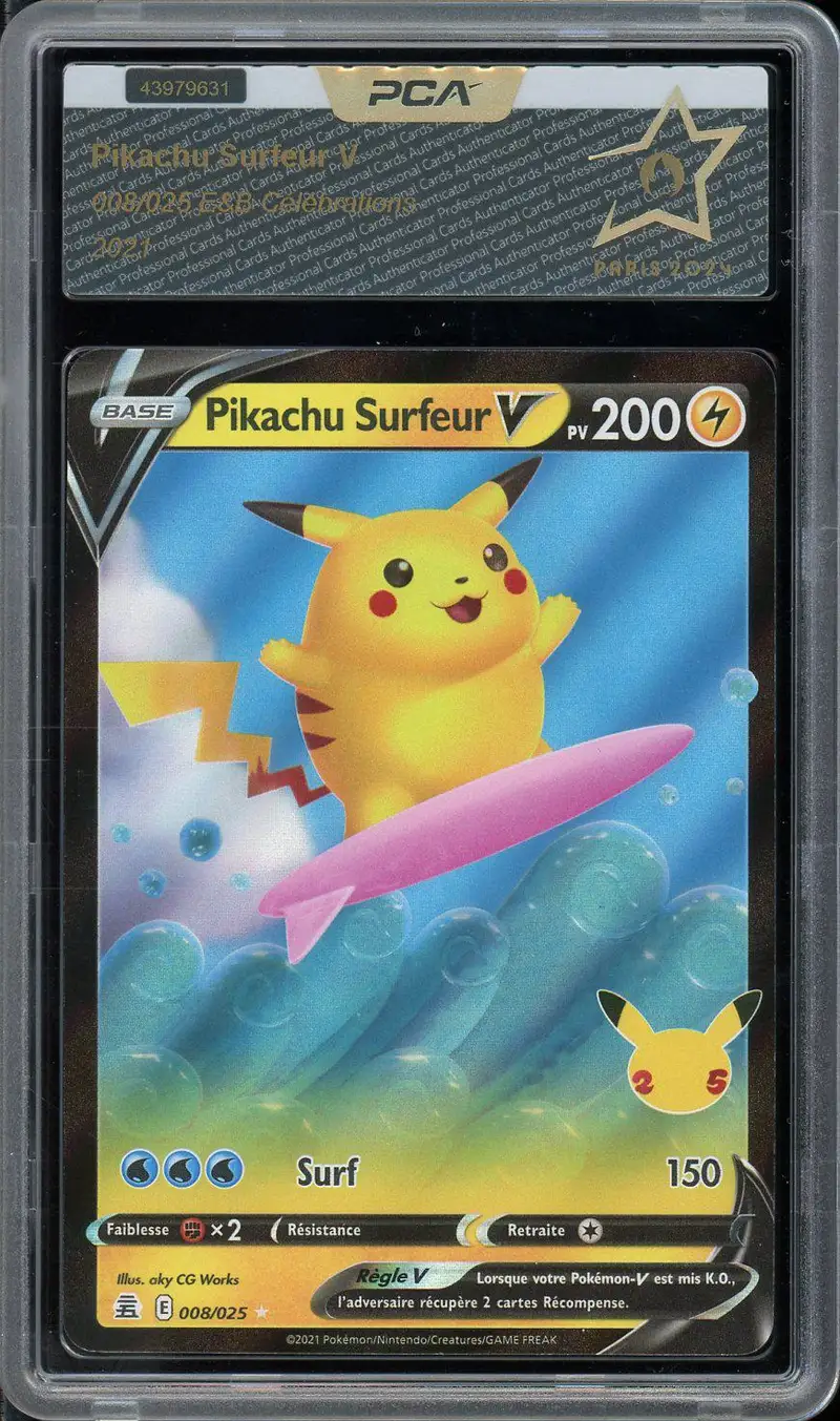 PCA JO 2024 Pikachu Surfeur V