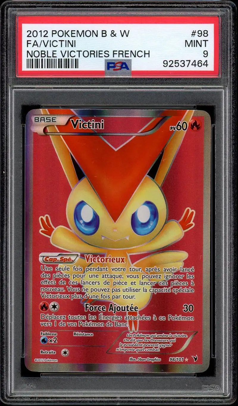 PSA 9 Victini