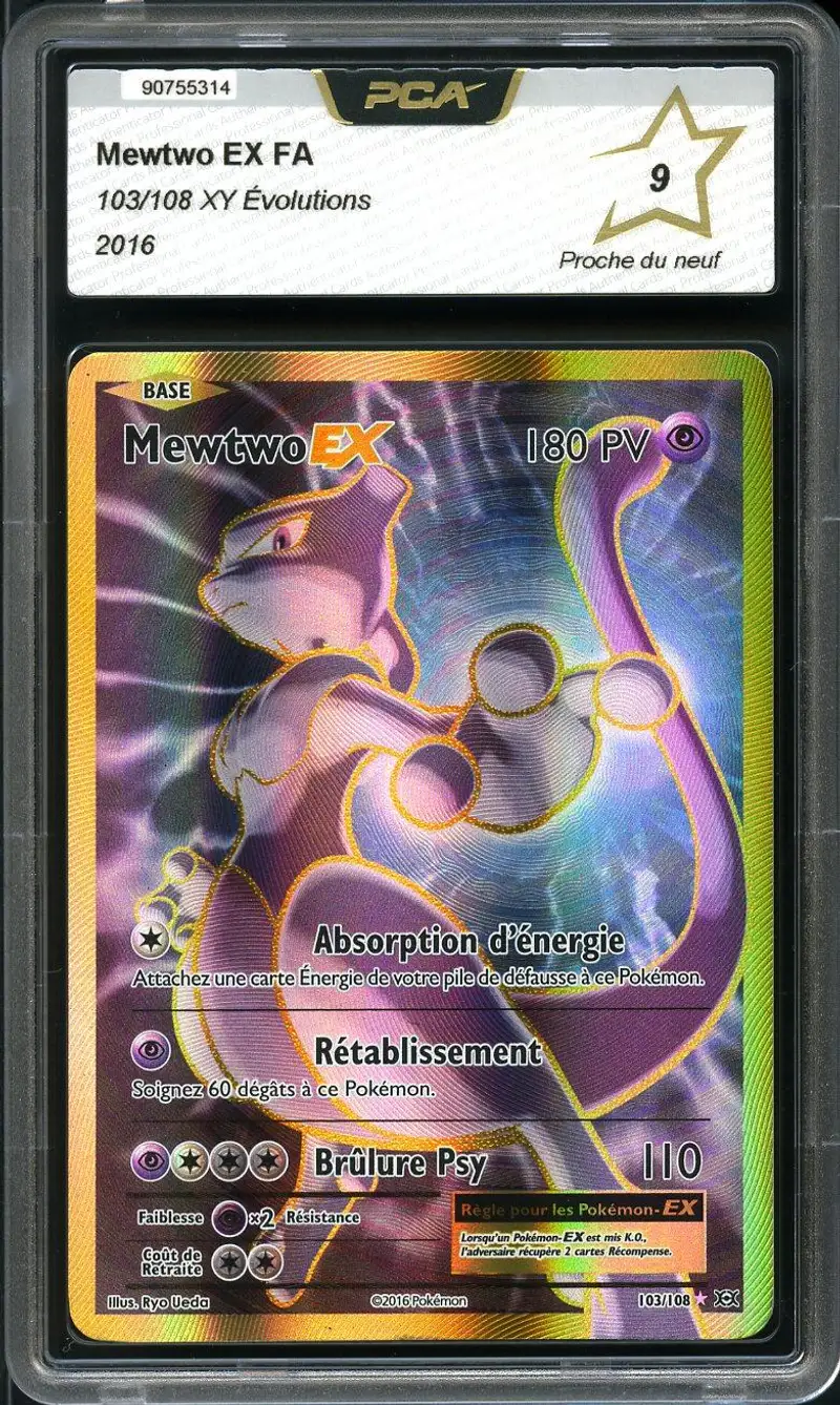 PCA 9 Mewtwo Ex Gold