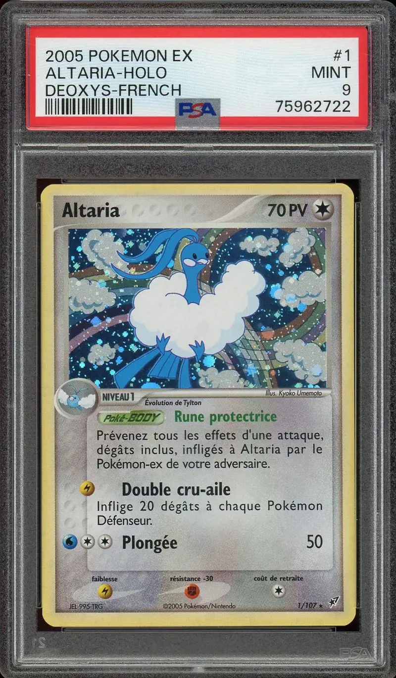 PSA 9 Altaria Holo