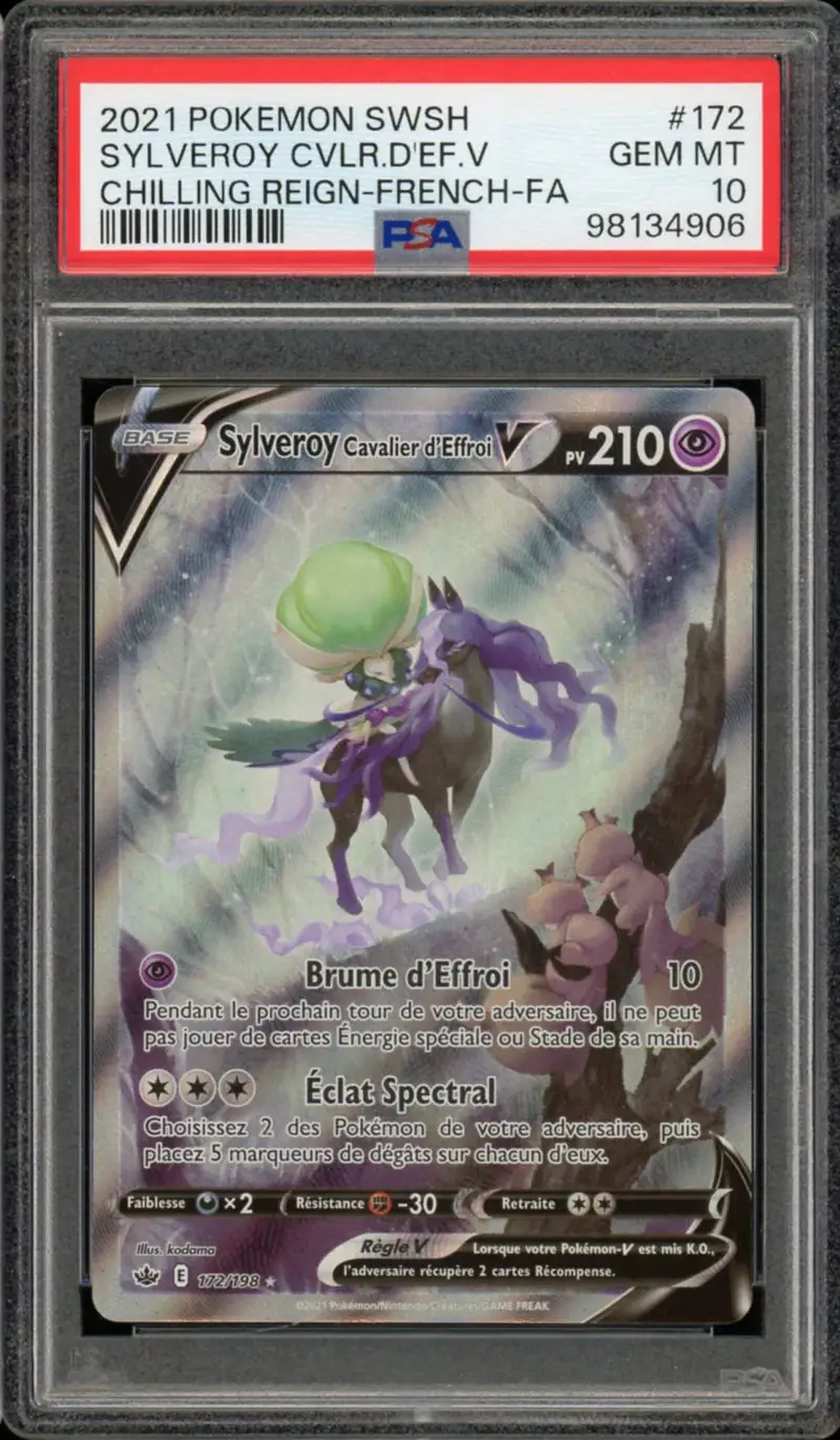 PSA 10 Sylveroy Cavalier d'Effroi V