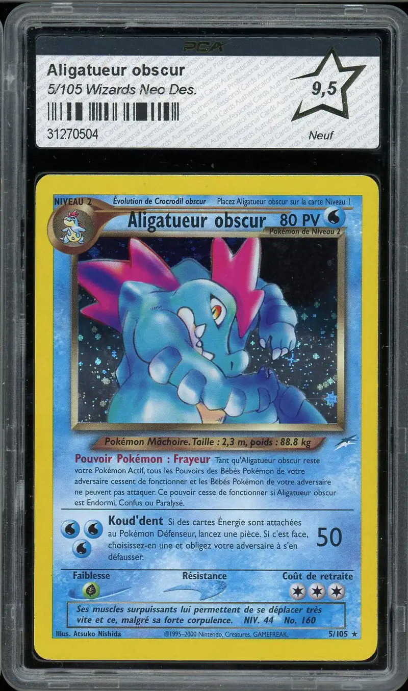 PCA 9.5 Aligatueur Obscur Holo
