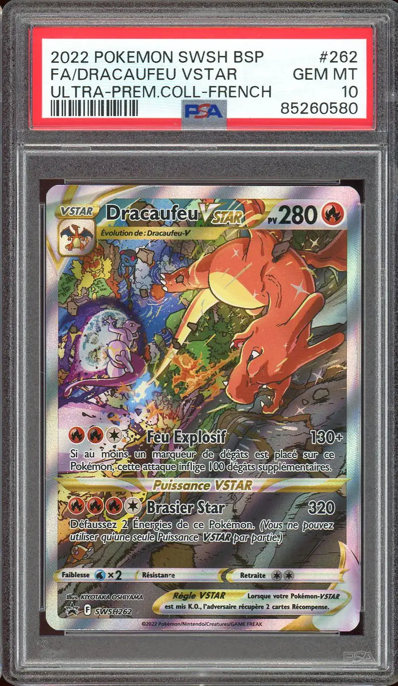 PSA 10 Dracaufeu VStar